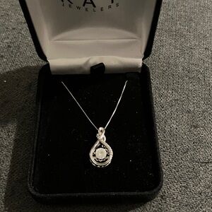 Kay Jewelers Infinity Dancing Diamond Necklace Sterling Silver